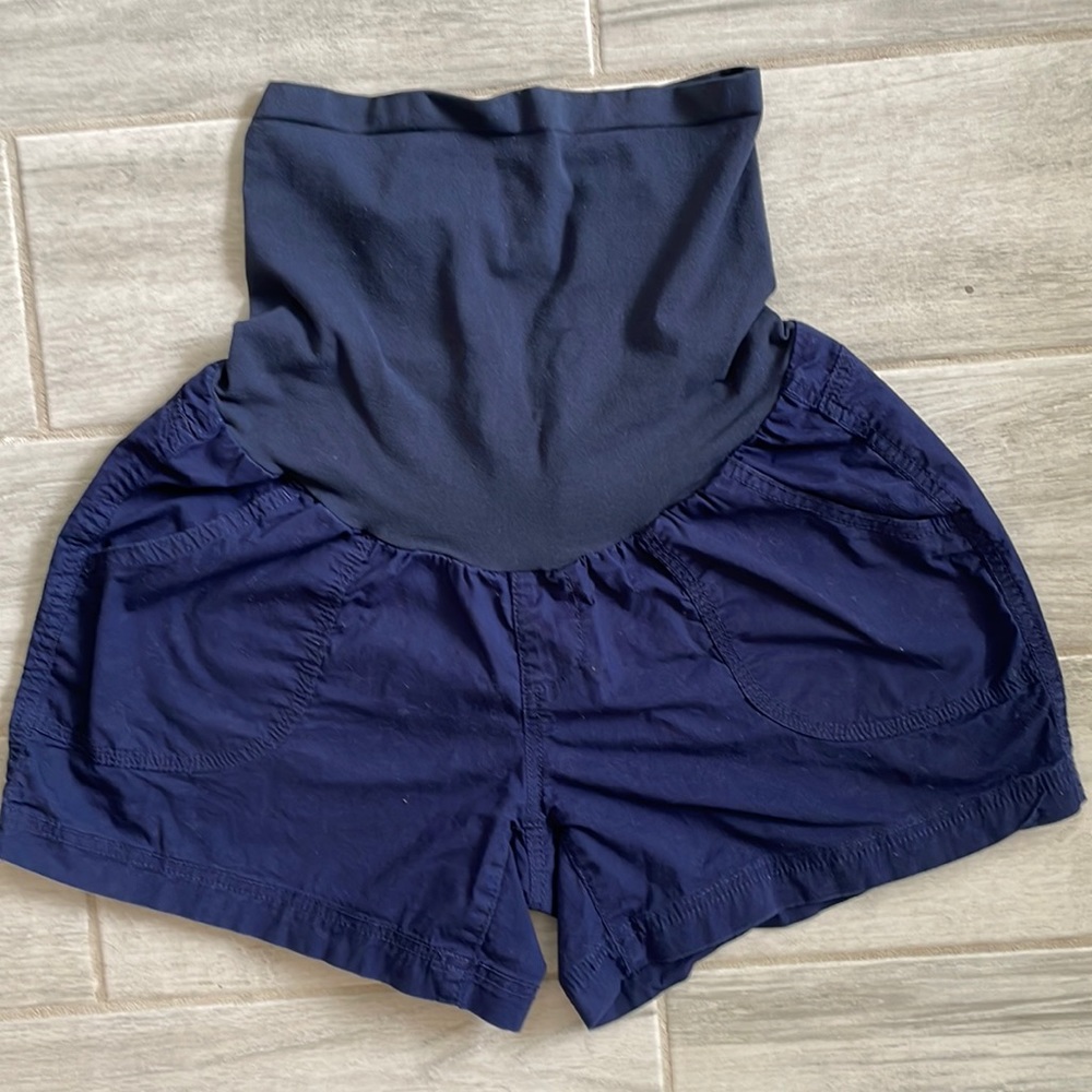 Motherhood maternity navy size medium shorts